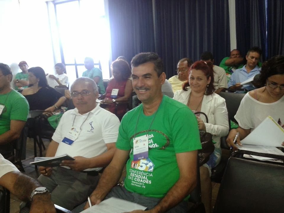 O Vereador Missinho , do (PC do B), de Santa Rita-PB. Participa de Conferencia Estadual das Cidades. 4 1234265 243317912483533 1140859037 n