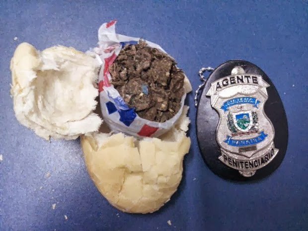 Jovem é flagrada levando droga dentro de pão para presídio na Paraíba 1 drogas no pao