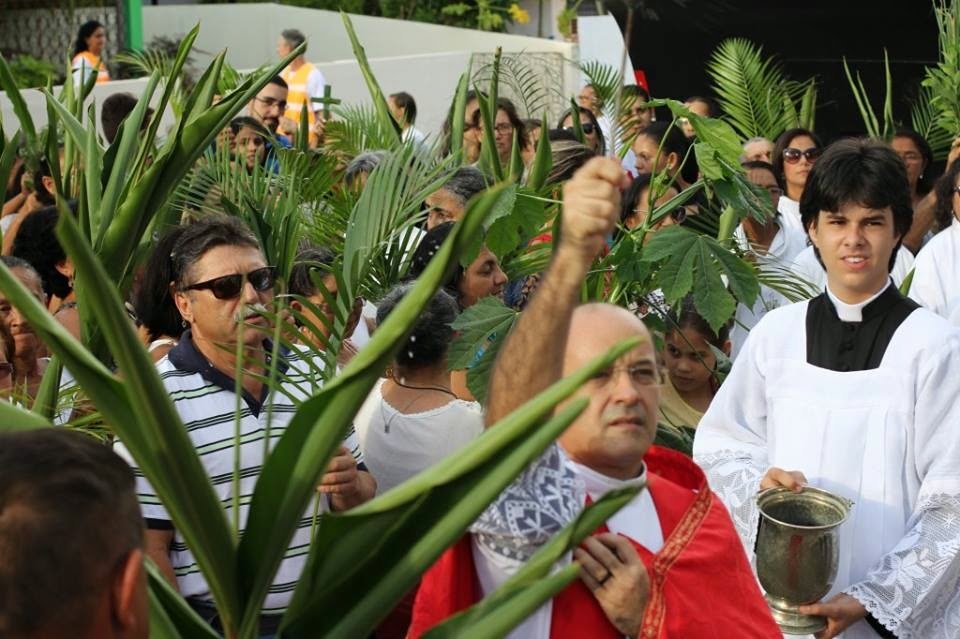 Celebração do Domingo de Ramos reúne fiéis em Santa Rita 1 ramos2