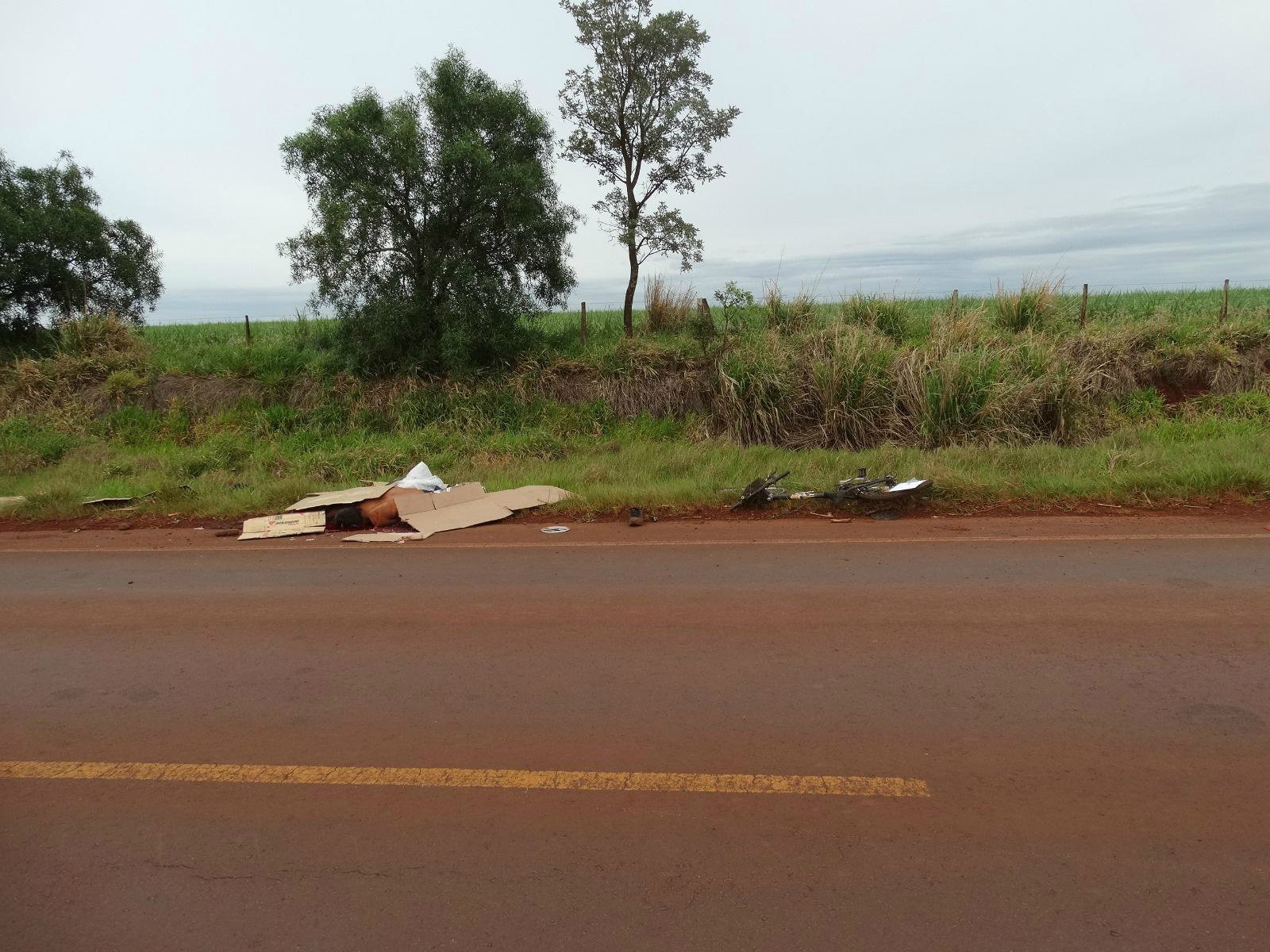 Em Santa Rita, homem morre atropelado nas proximidades da Usina Miriri 1 homem atropelado