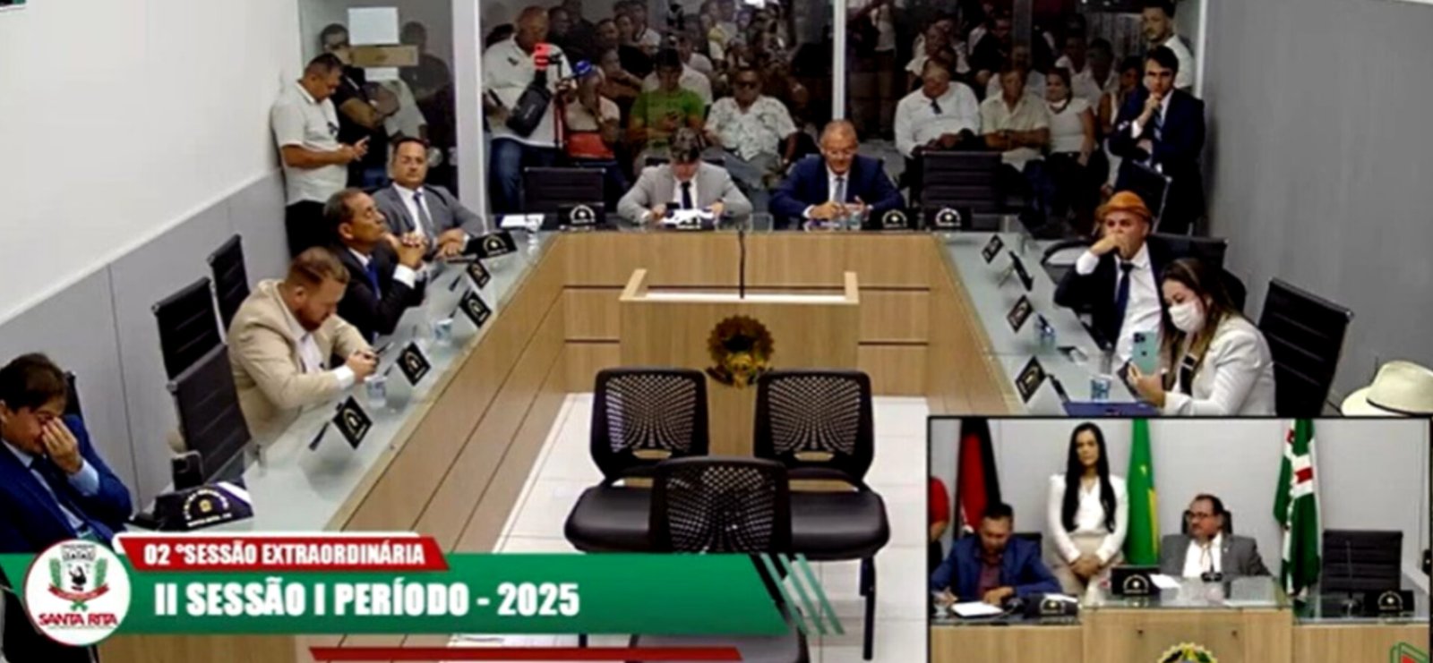 Após debates acalorados, eleição da mesa diretora da Câmara de Santa Rita é adiada novamente 1 InShot 20250108 131718227