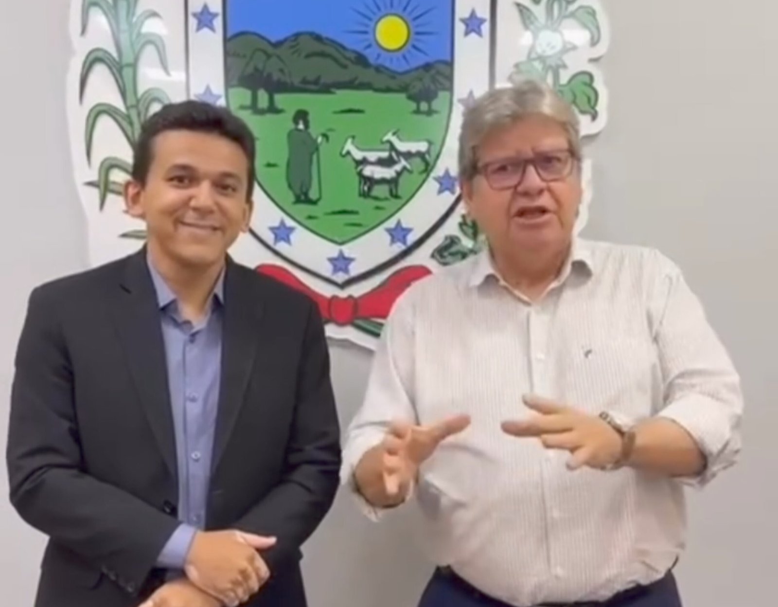 NOVA ALIANÇA: João Azevêdo e Jackson Alvino firmam parceria e discutem ações para Santa Rita 1 InShot 20250319 195712622 scaled