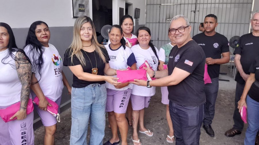 Conselho da Comunidade de João Pessoa articula doação de 220 kits ao Presídio Feminino Maria Júlia Maranhão