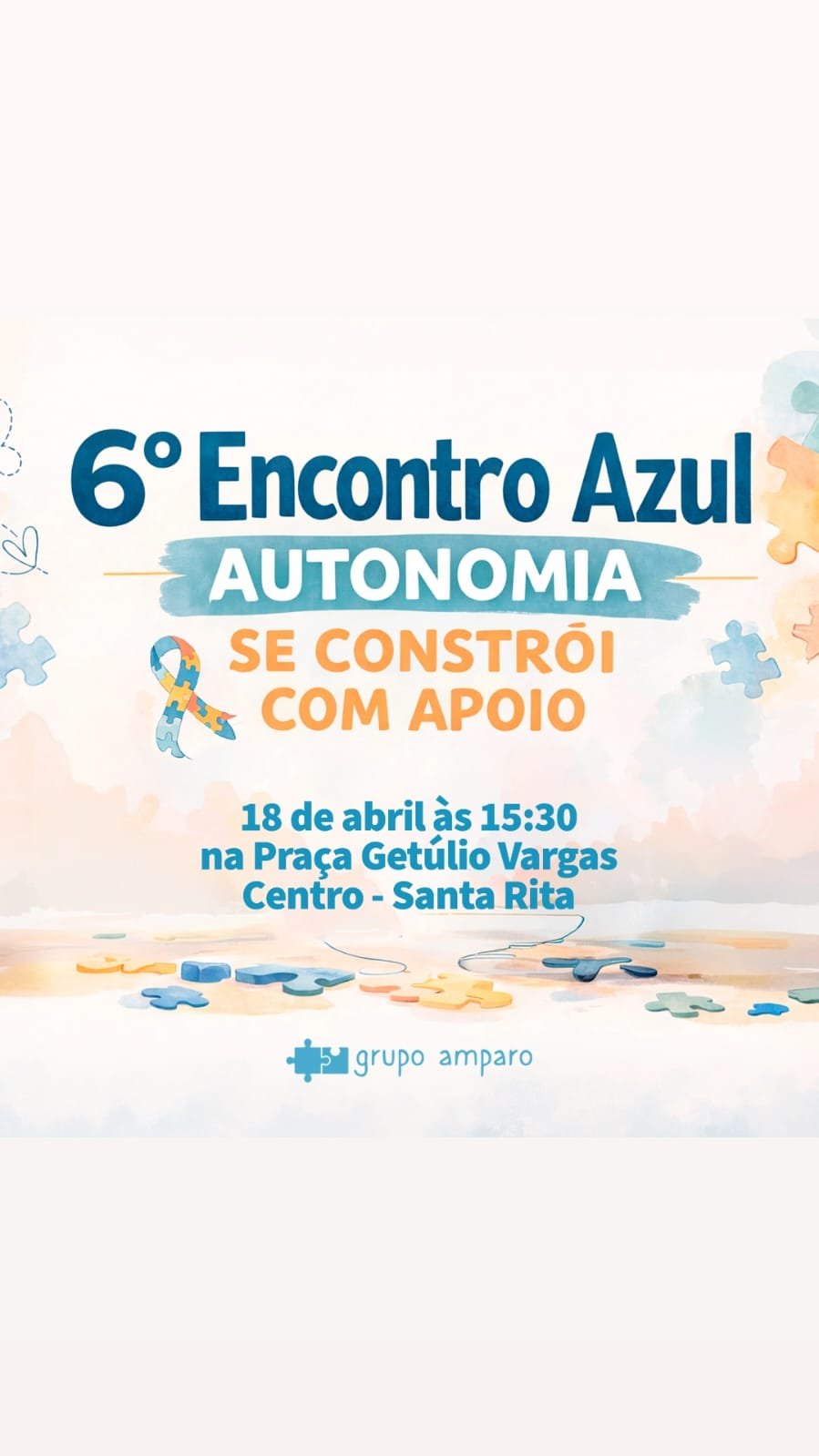 6º Encontro Azul reforça importância do apoio na construção da autonomia em Santa Rita