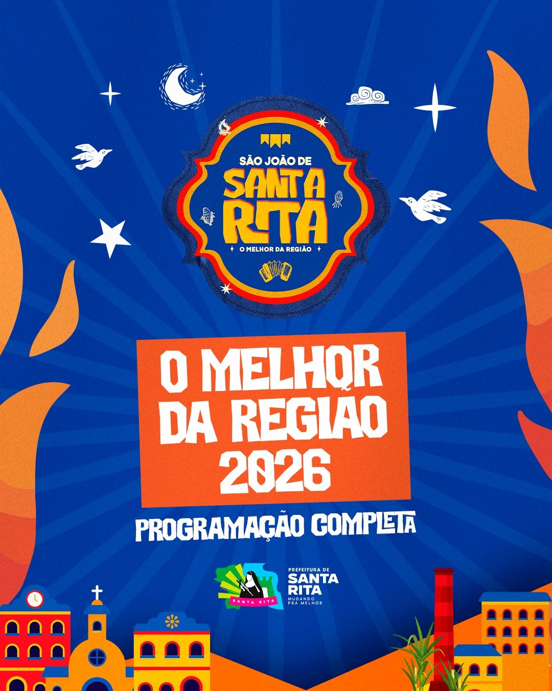 São João de Santa Rita terá shows de Pablo e Raça Negra; veja todas as atrações