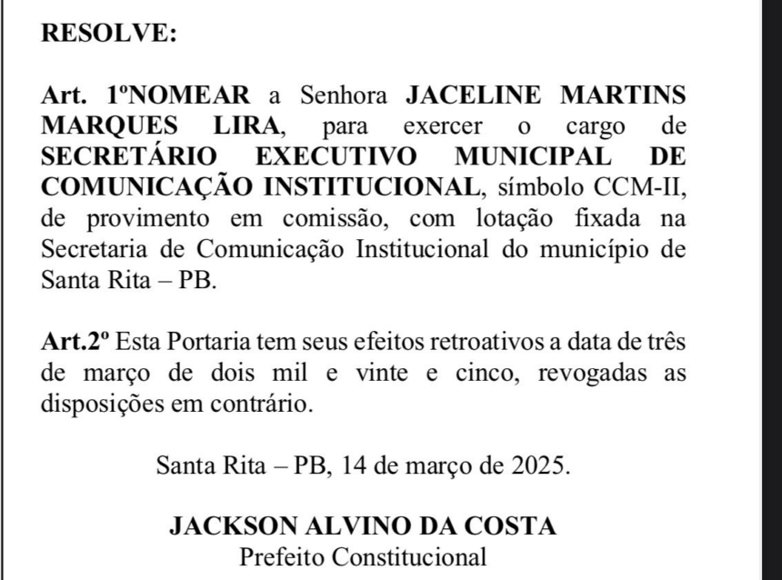 Prefeito de Santa Rita nomeia Jaceline Marques como secretária executiva de Comunicação 2 wp header logo 1815 860x638 1