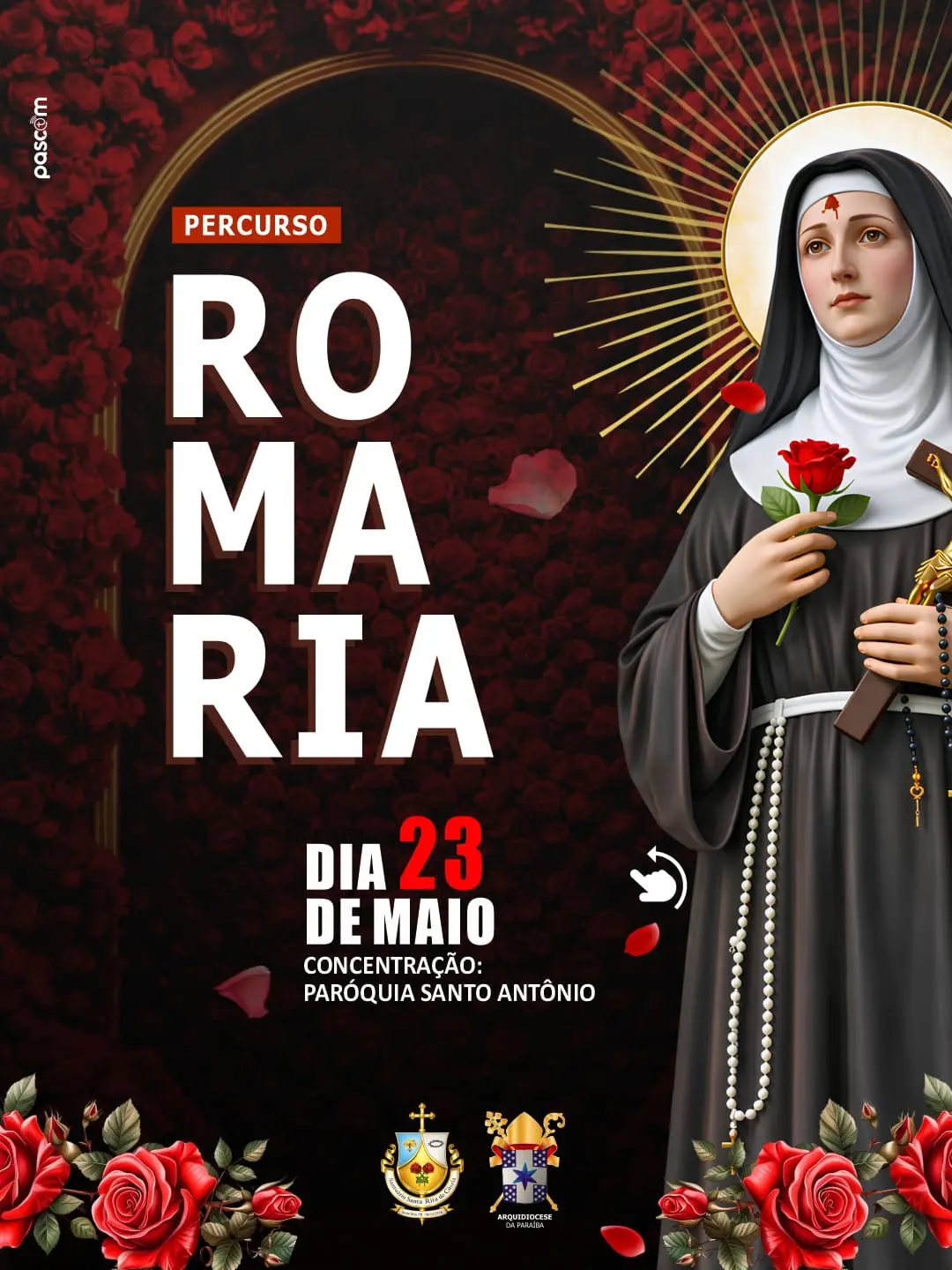 Santa Rita reúne fiéis para Romaria 2026 com percurso de 8,1 km