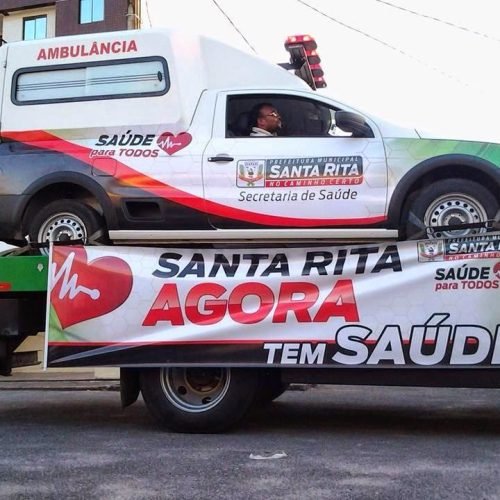 Prefeitura de Santa Rita adquire três novas ambulâncias