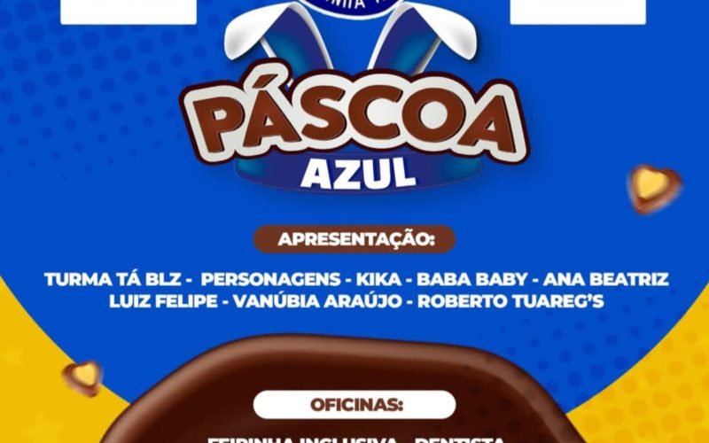 Tardezinha Inclusiva promove ‘Páscoa Azul’ com atividades para crianças autistas em João Pessoa