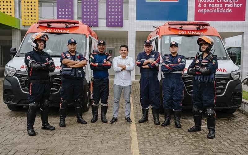 Jackson Alvino entrega novas ambulâncias do SAMU e reforça o atendimento com motolâncias em Santa Rita