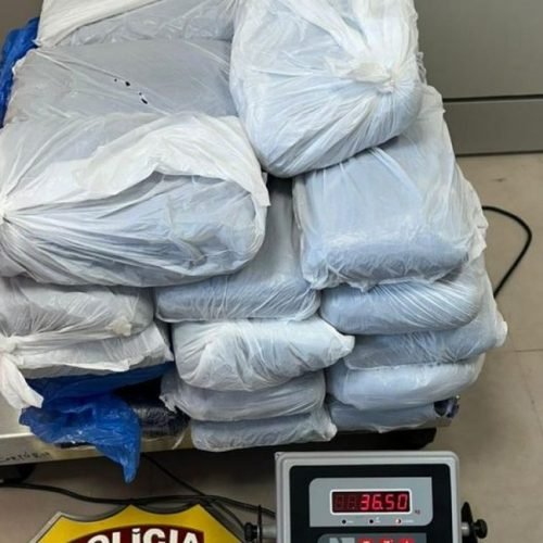 Mulher é presa com mais de 36 kg de maconha no Aeroporto em Santa Rita