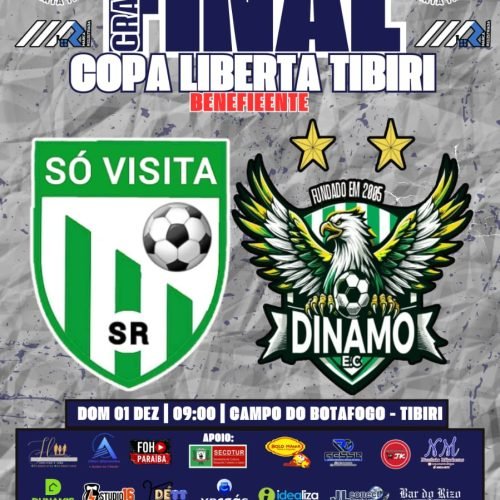 Final da Copa liberta Tibiri acontecerá no domingo (01).