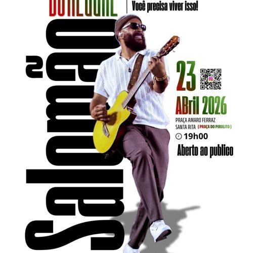 Show gospel ao ar livre promete movimentar Santa Rita com Salomão do Reggae