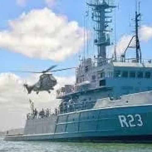 Navio da Marinha do Brasil abre visitação gratuita ao público no Porto de Cabedelo nesta sexta-feira (16)