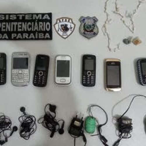 Agentes Penitenciários apreendem celulares e entorpecentes na Penitenciária Geraldo Beltrão nesta segunda-feira