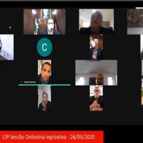 Em sessão remota, Câmara de Santa Rita aprova em 1º turno projeto de lei complementar sobre a previdência municipal