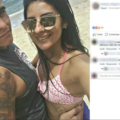 Mulher assassinada pelo marido durante visita íntima postava declarações de amor no Facebook