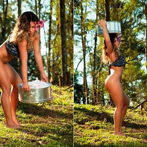 Miss Bumbum Minas Gerais posa para a Sexy