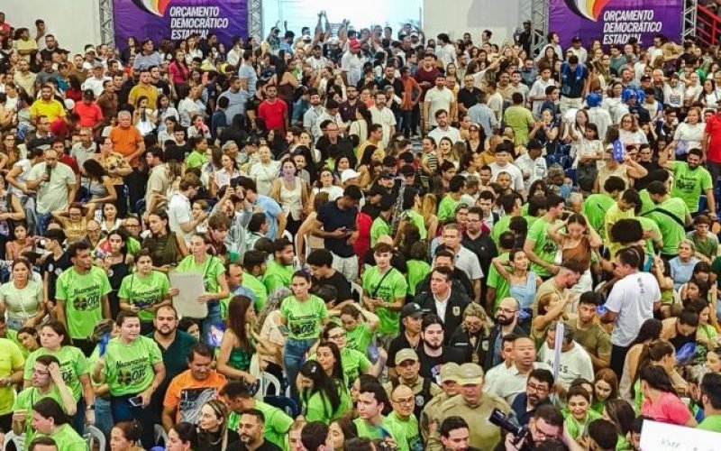 Orçamento Democrático em Sousa reúne mais de 5 mil pessoas e registra maior público da história no município