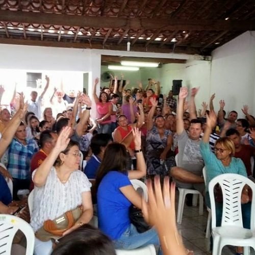 Professores de Santa Rita paralisam suas atividades