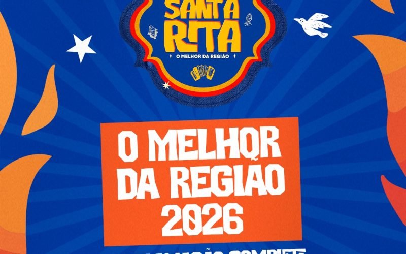 São João de Santa Rita terá shows de Pablo e Raça Negra; veja todas as atrações