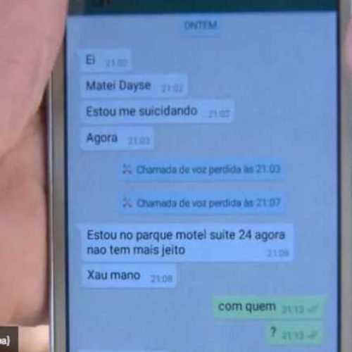 Marido que matou secretária de Boa Vista avisou irmão sobre crime