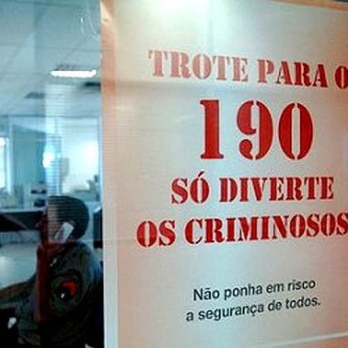 Trotes representam 60% das ligações telefônicas feitas para a PM da Paraíba