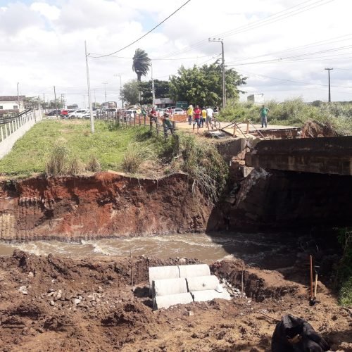 DER inicia construção de desvio de acesso entre Santa Rita e Cruz do Espírito Santo